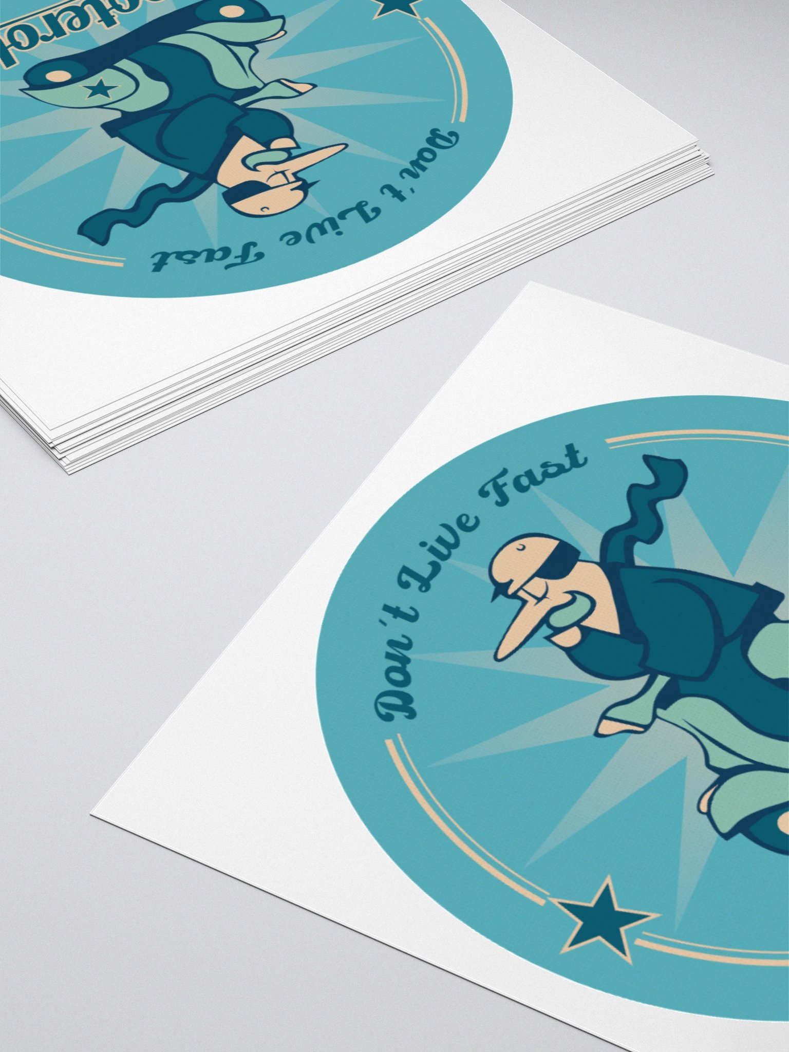 Mr Scooterola Kiss Cut Stickers product image (11)