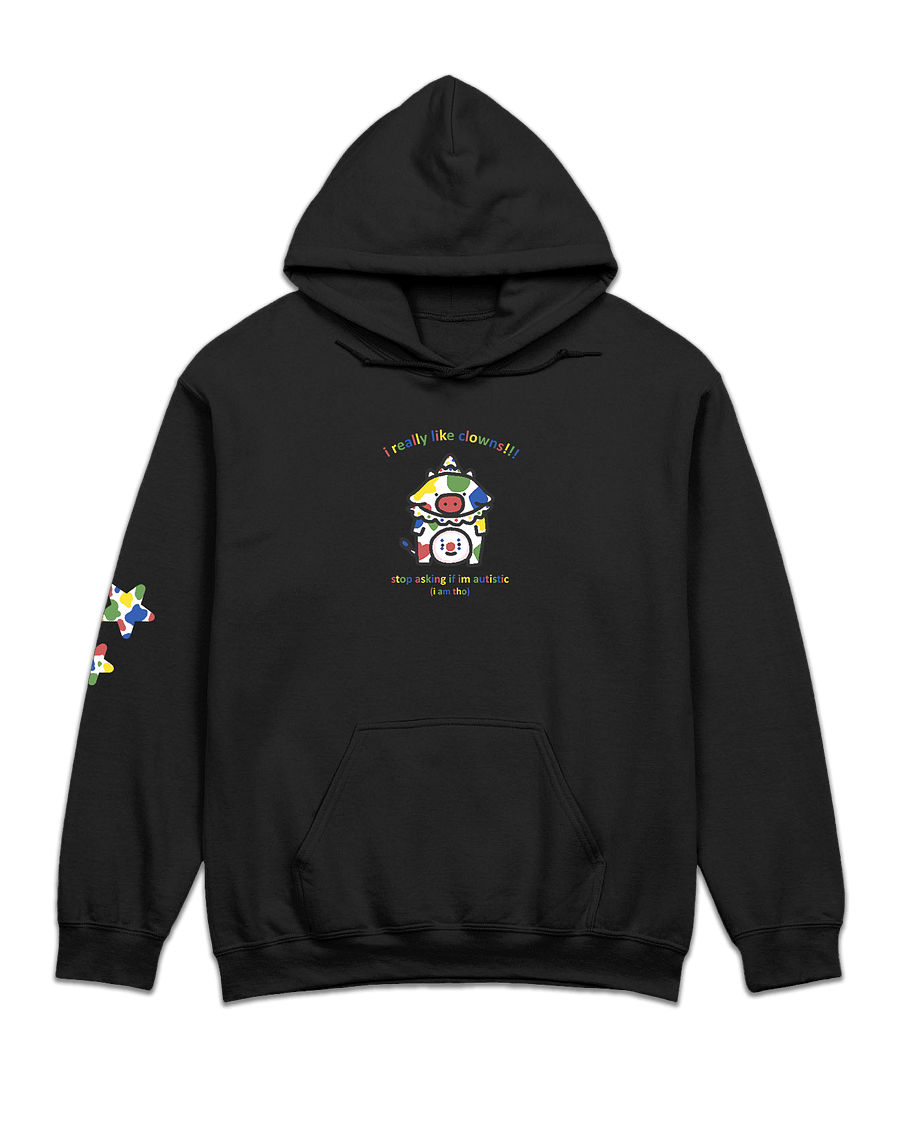 🐮autism clown hoodie🖤 product image (1)