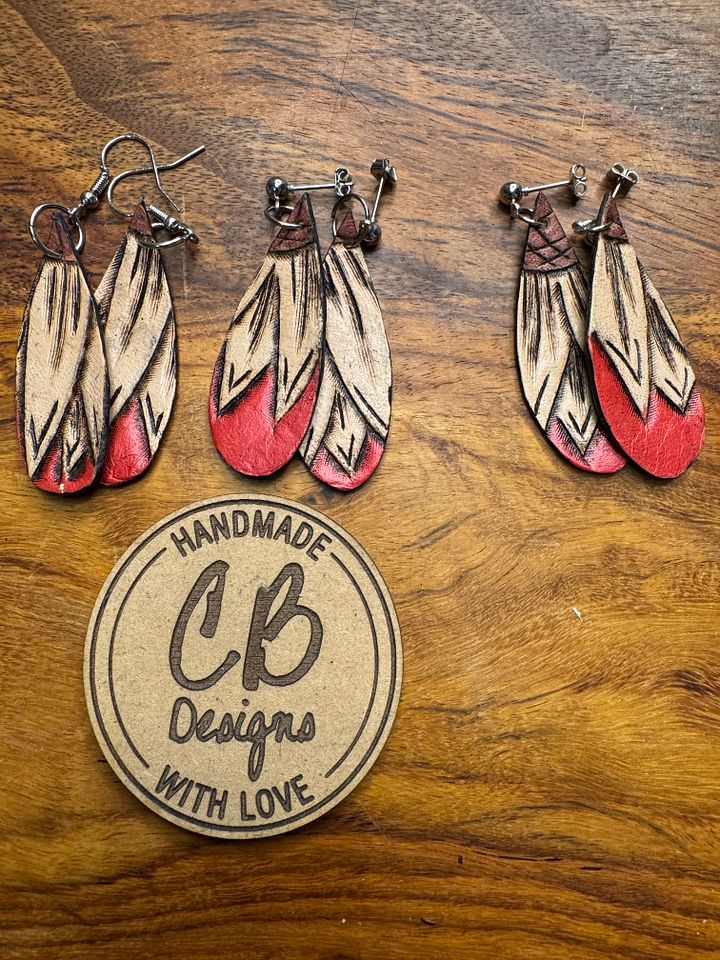 Leather Earrings product image (1)