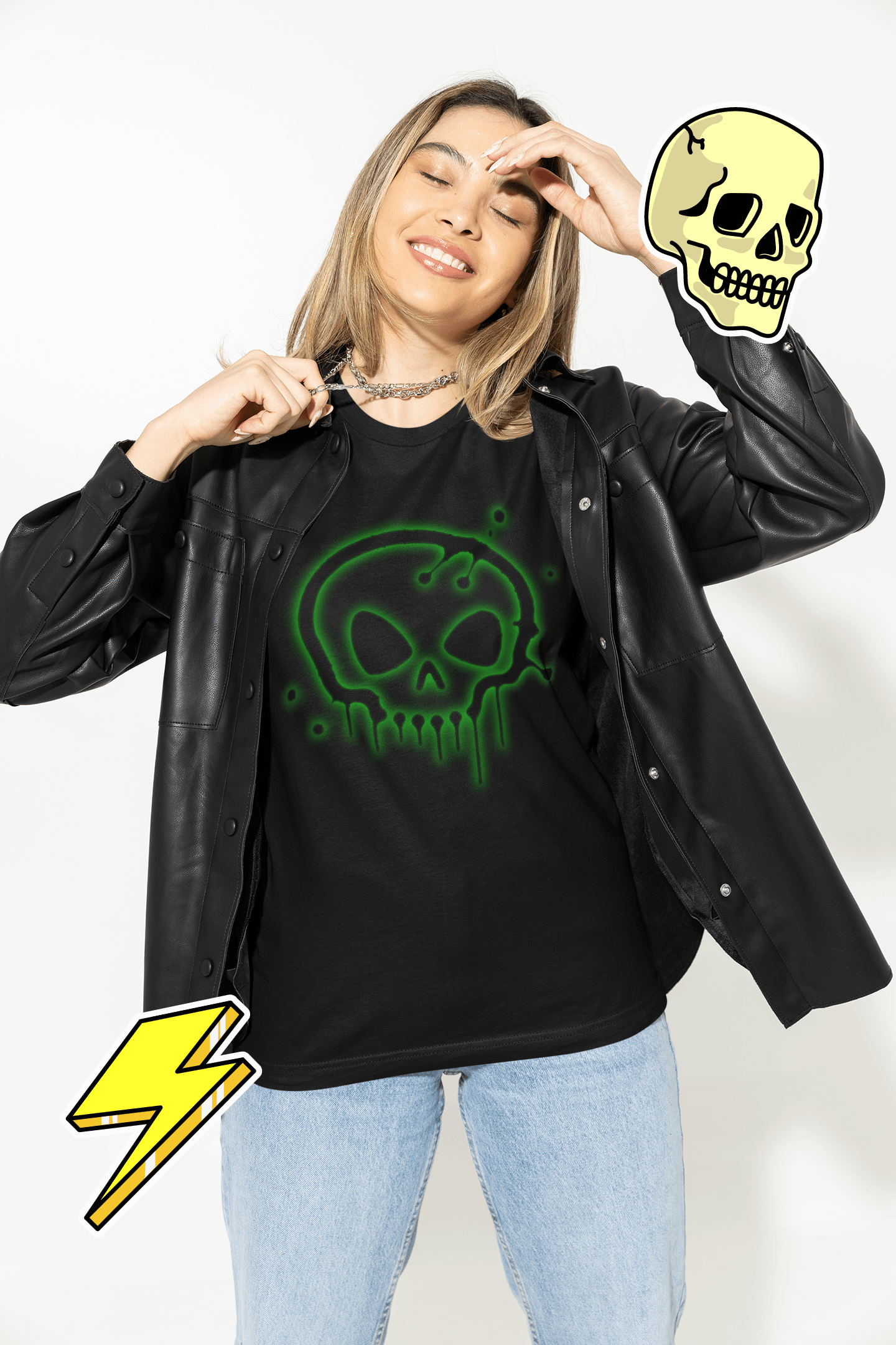 T-Shirt: The Neon Skull product image (6)