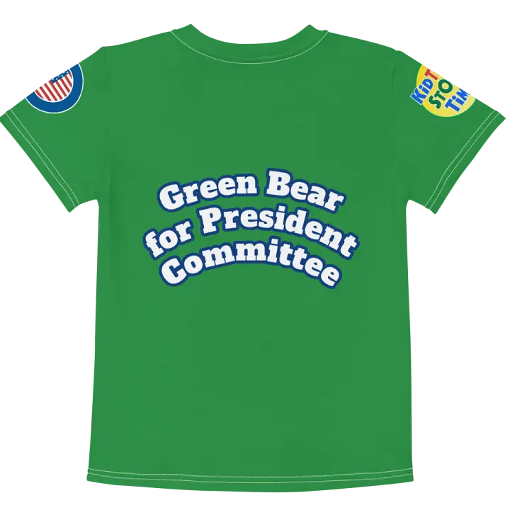 Green Bear Presidential Kid Tee product image (2)
