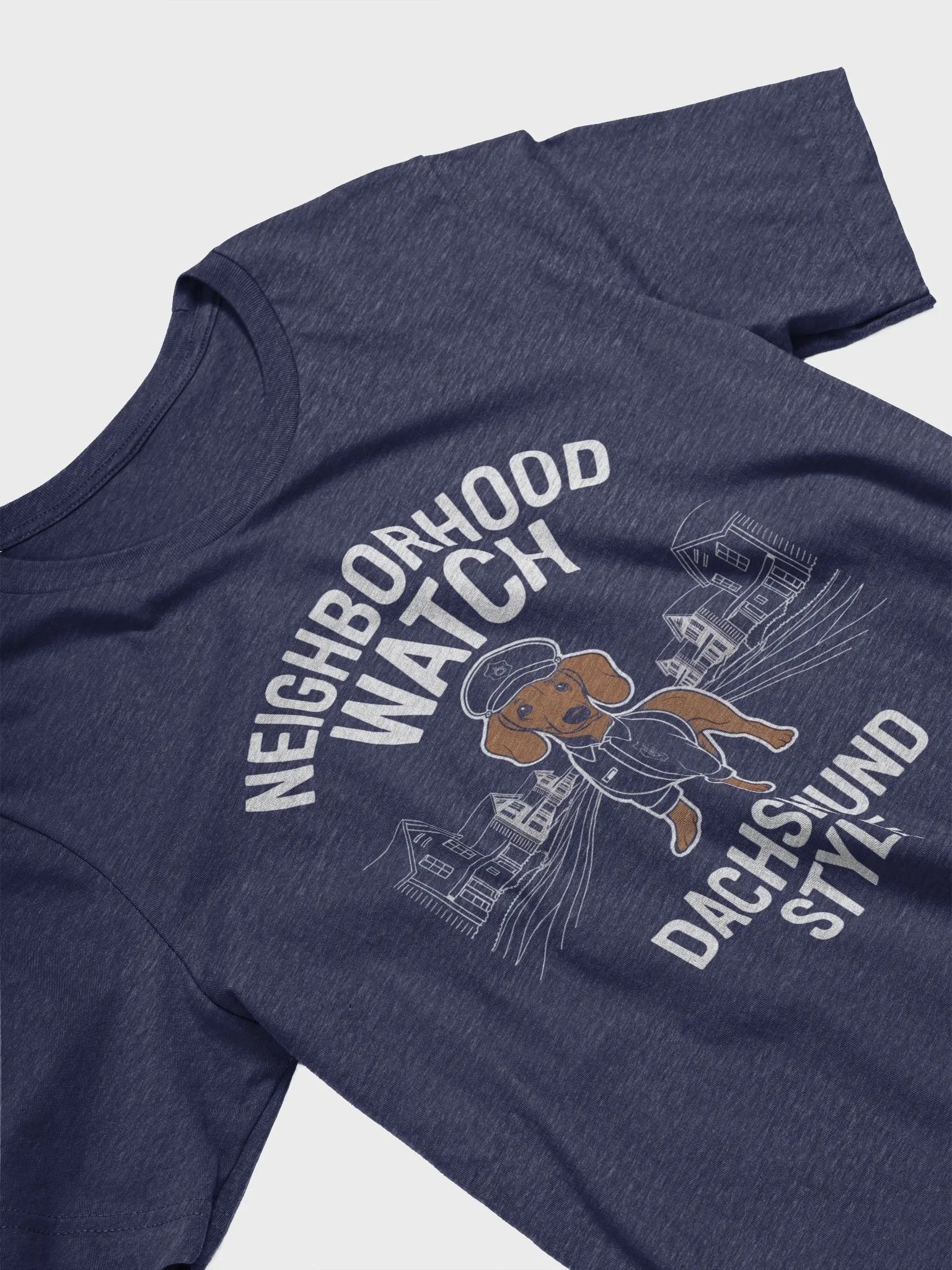 Neighborhood Watch Dachshund Style T-Shirt product image (3)