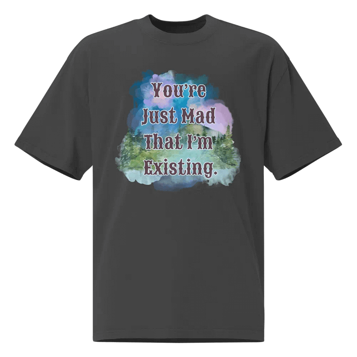 I'm Existing Oversized T-Shirt product image (1)