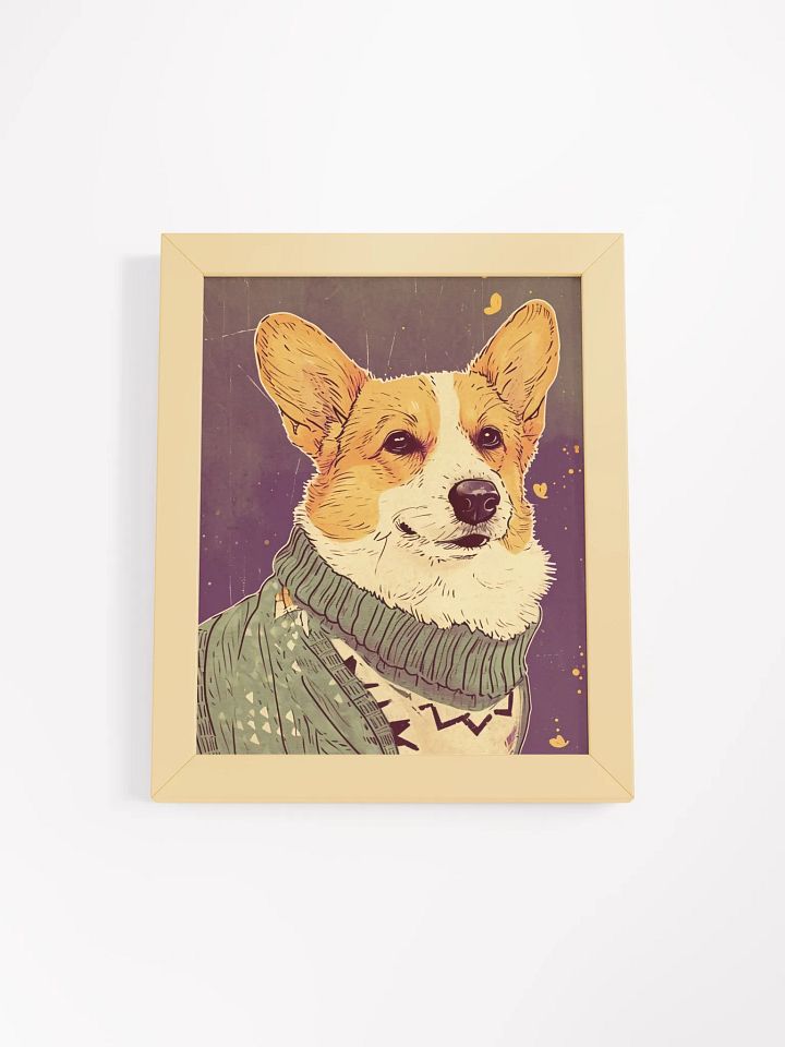 Corgi Chic Framed Poster product image (1)