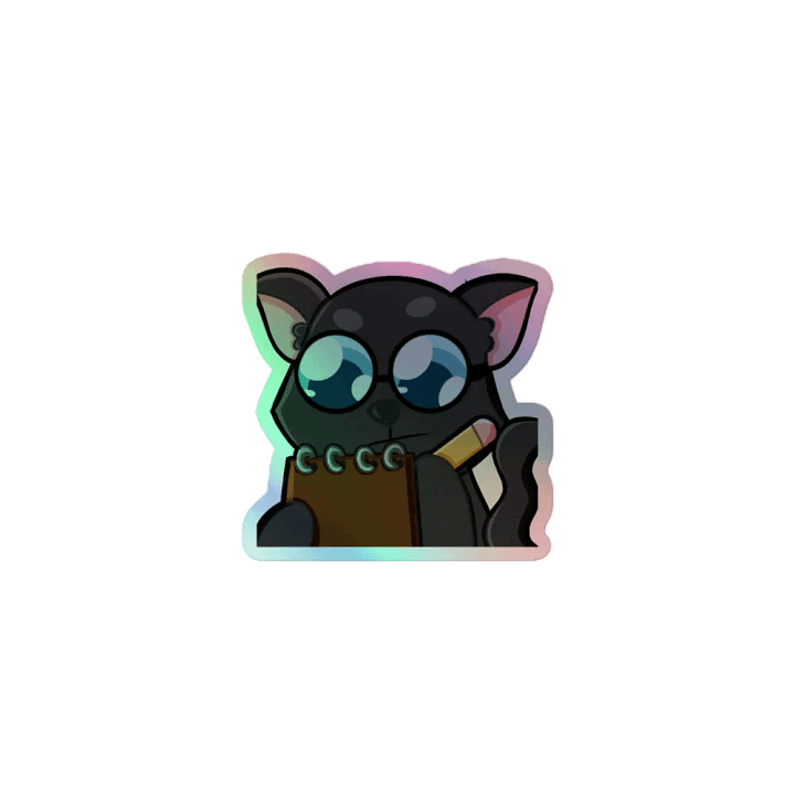 Note Taking Holo Sticker product image (1)