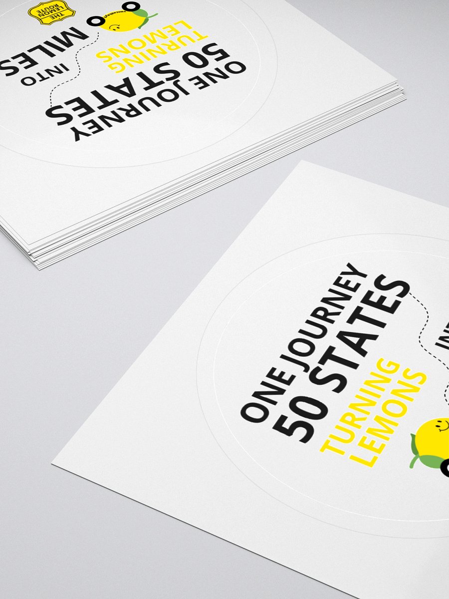 The Lemon Route Collection (Sticker) product image (4)