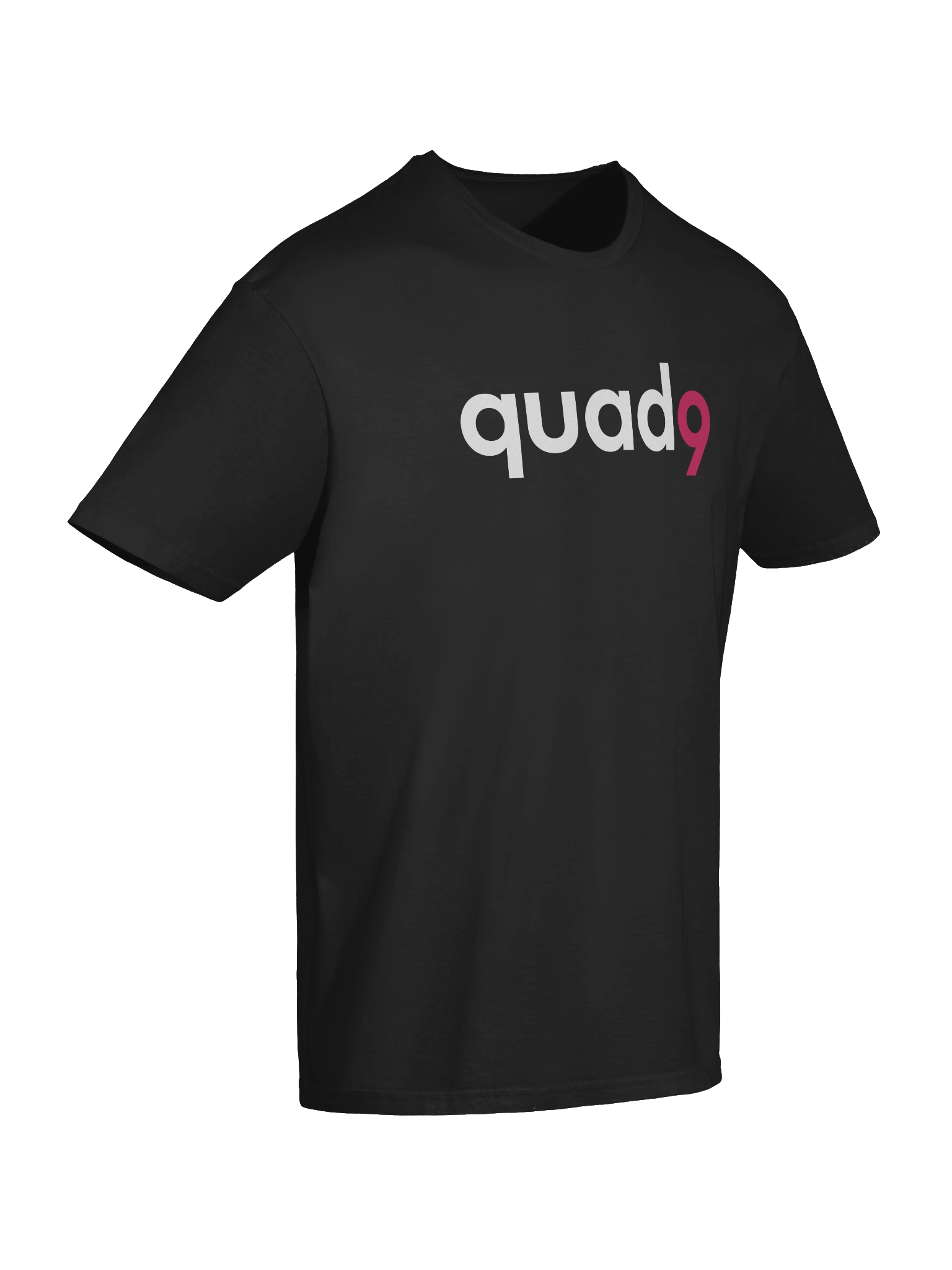 Quad9 White Logo T-Shirt product image (10)