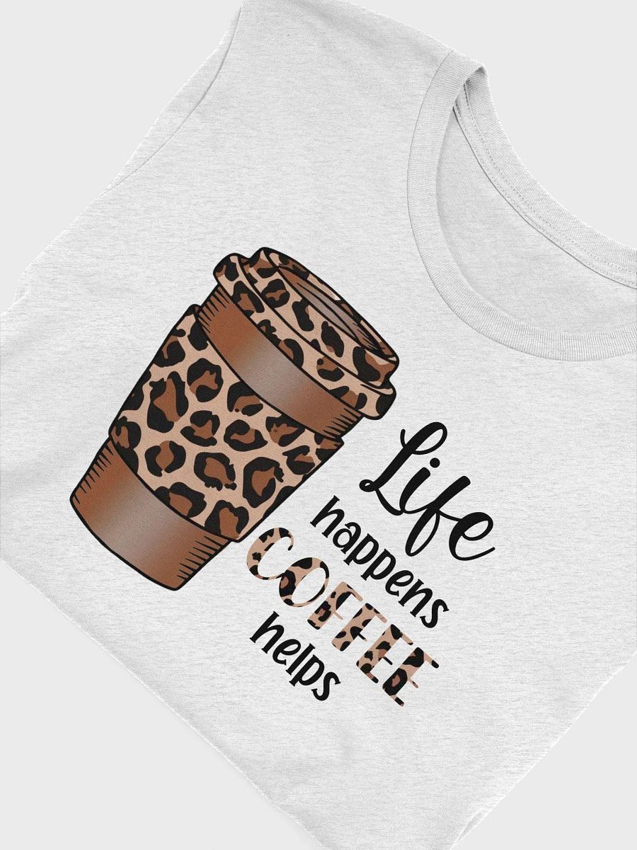 Leopard Print Coffee Helps T-Shirt product image (3)