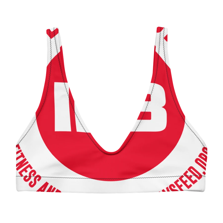 IFBNewsfeed.Org's All-Over Print Recycled Padded Bikini Top product image (3)