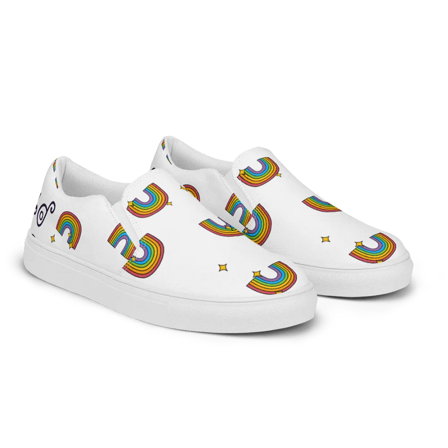 Love Rainbow Slip-On Canvas Shoes product image (2)