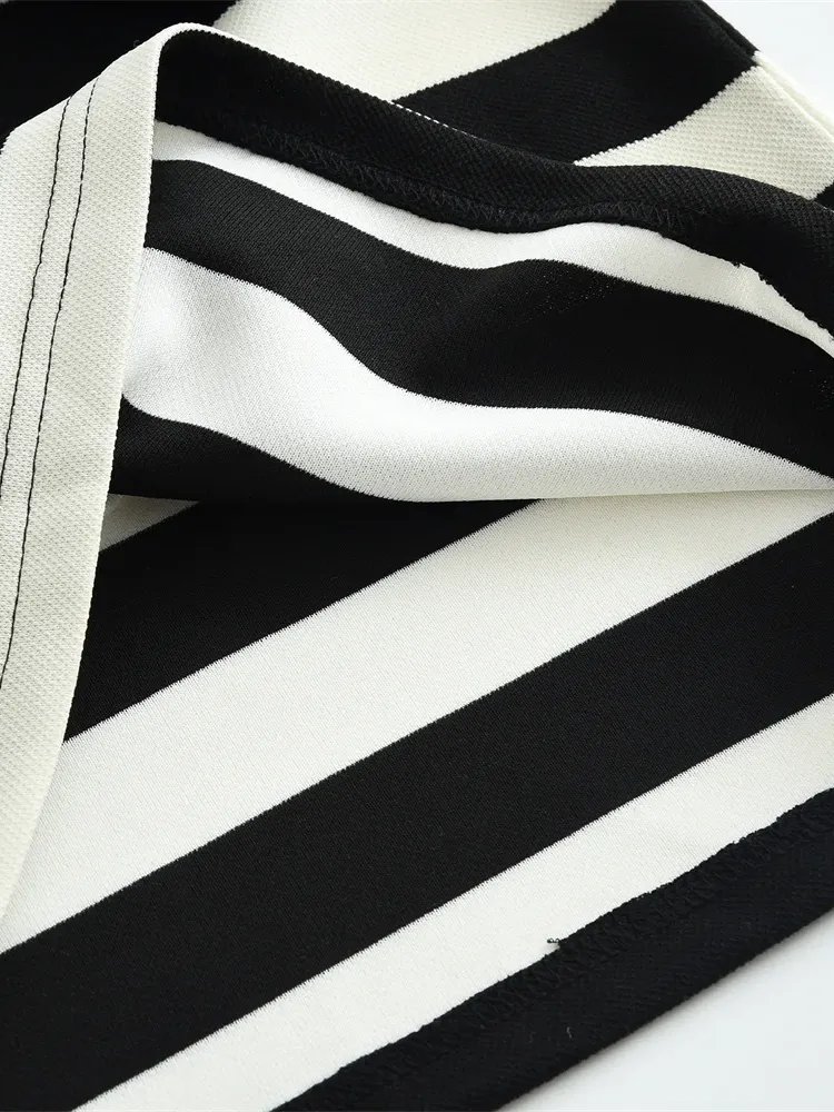 Midnight Ruffle Sailor Stripe Dress" product image (8)