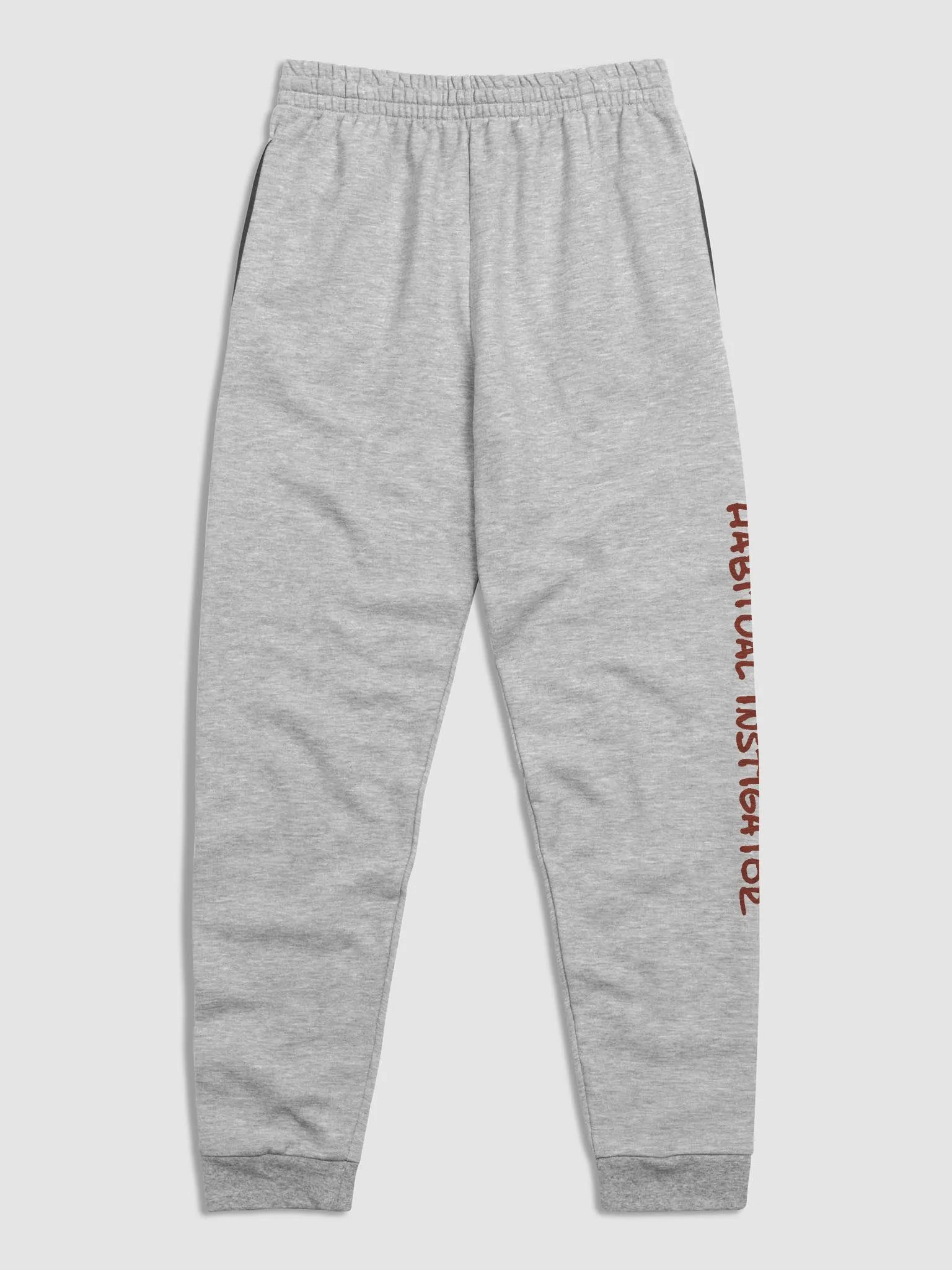 HABITUAL INSTIGATOR (red long-line design) printed joggers product image (3)
