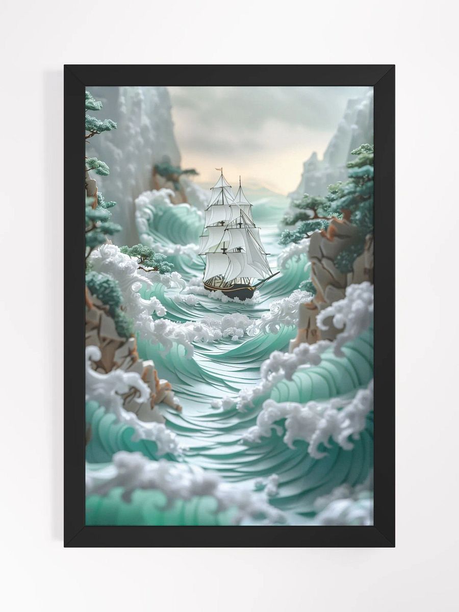 Unyielding River, Unyielding Spirit - Bespoke Framed Prints for Elegant and Modern Decor product image (1)