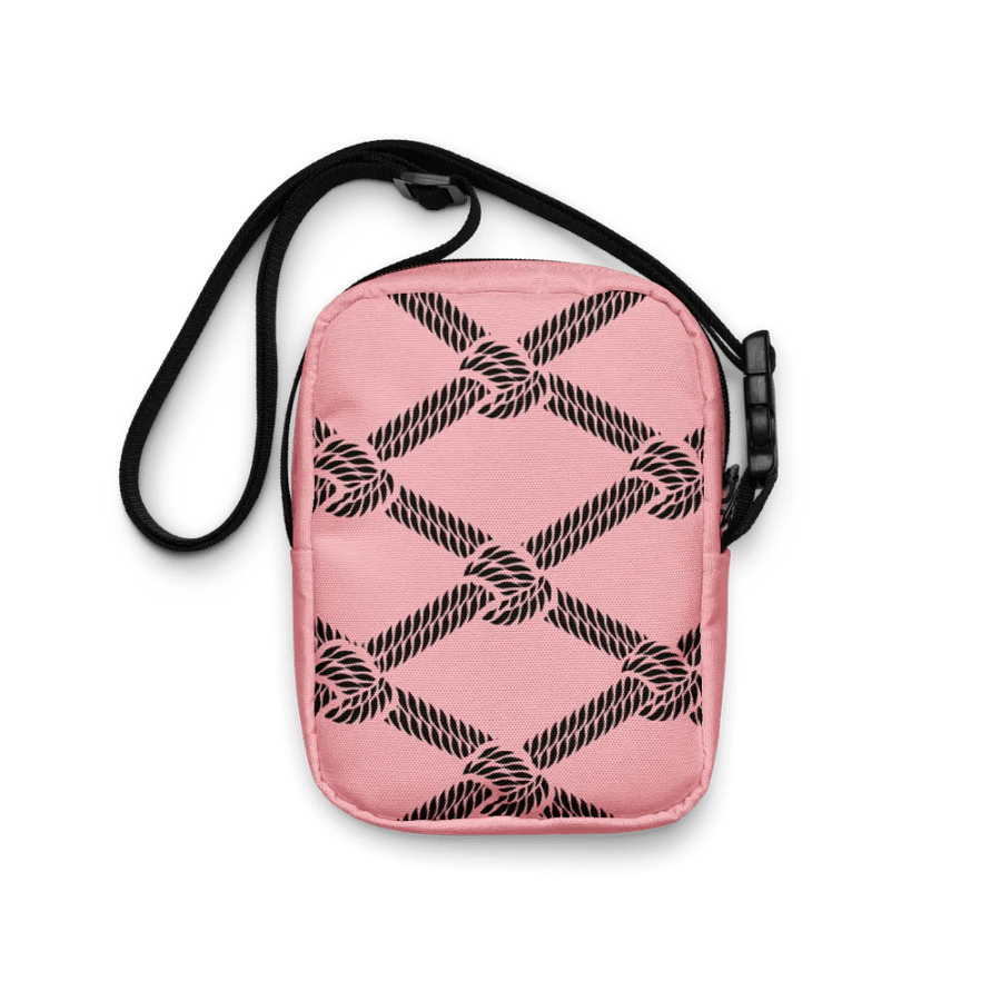 Diamond Tie hip bag (Pink and Black) product image (1)