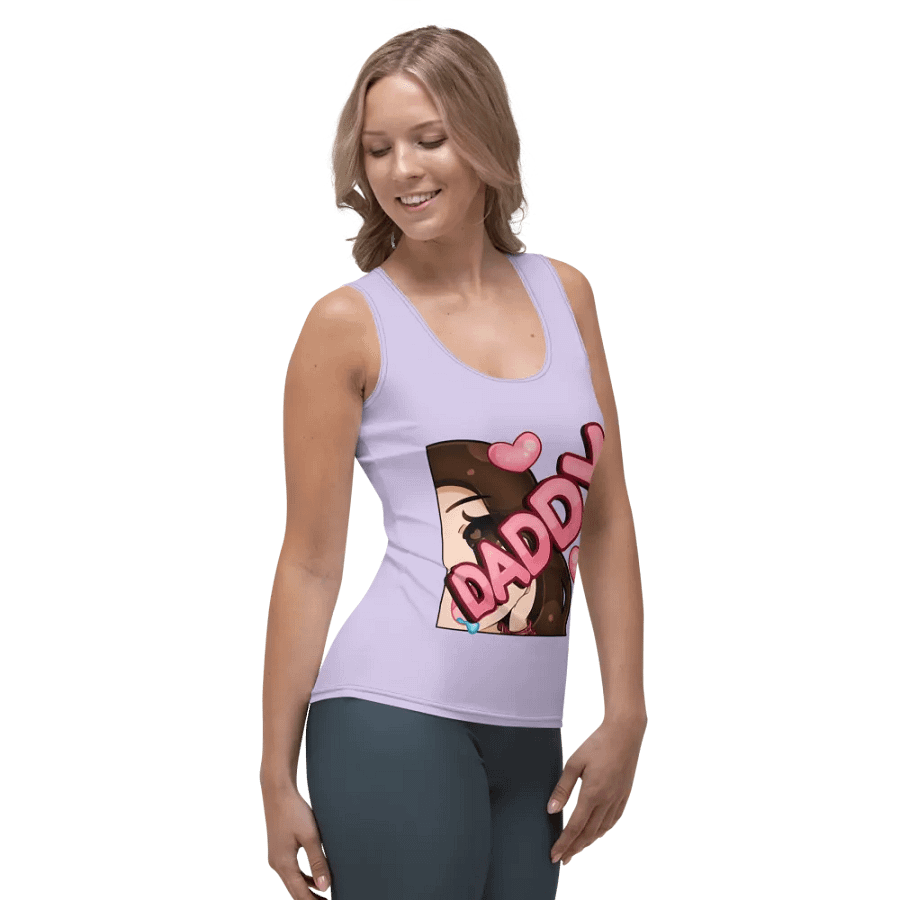 Daddy Emote All-Over Print Women's Tank Top product image (6)