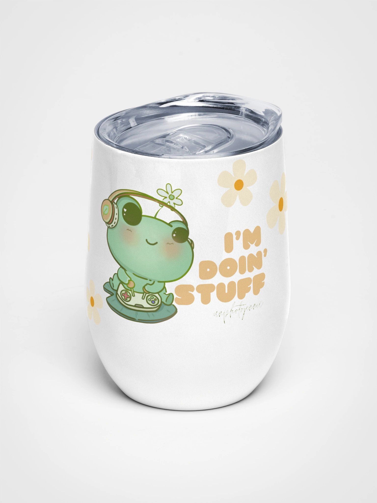 I'm Doin Stuff Wine Tumbler product image (1)