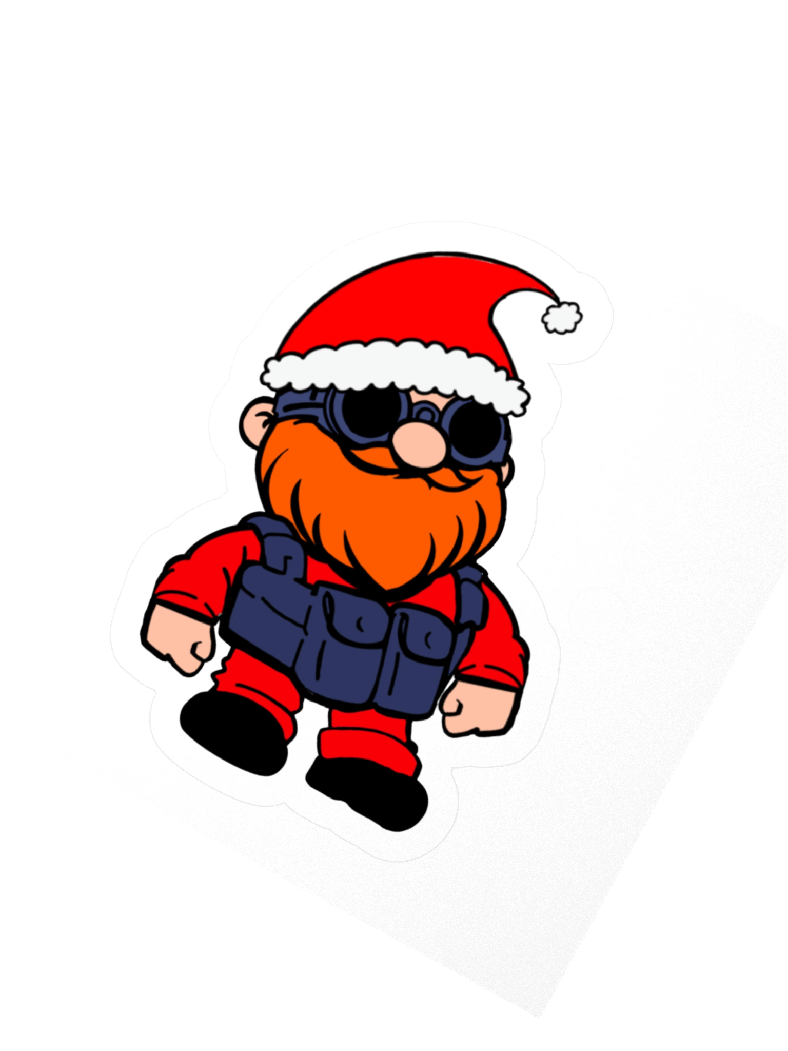 Santa Gnome Sticker product image (2)
