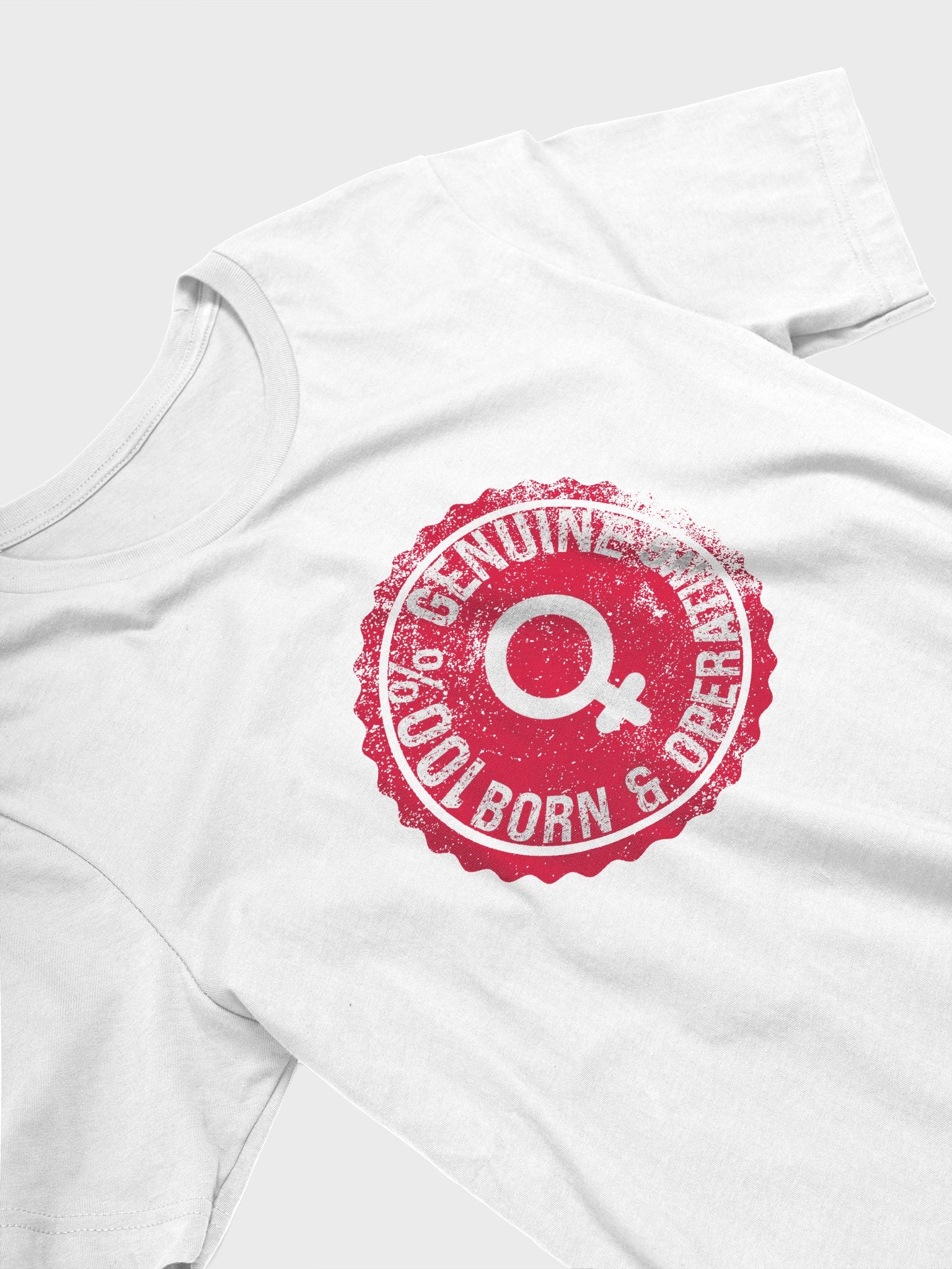 "100% Female" T-shirt - White product image (3)