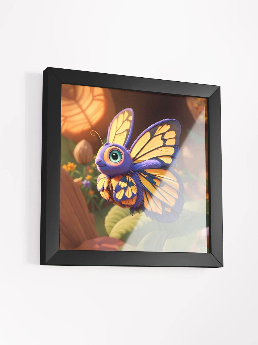 Endangered Species - Mexico - Monarch Butterfly Eco-Friendly Ayous Wood Framed Poster product image (3)