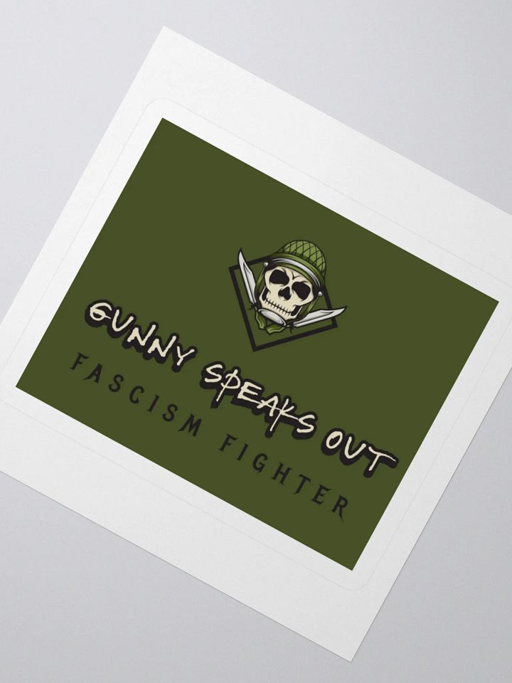 Fascism Fighter Kiss Cut Stickers product image (5)