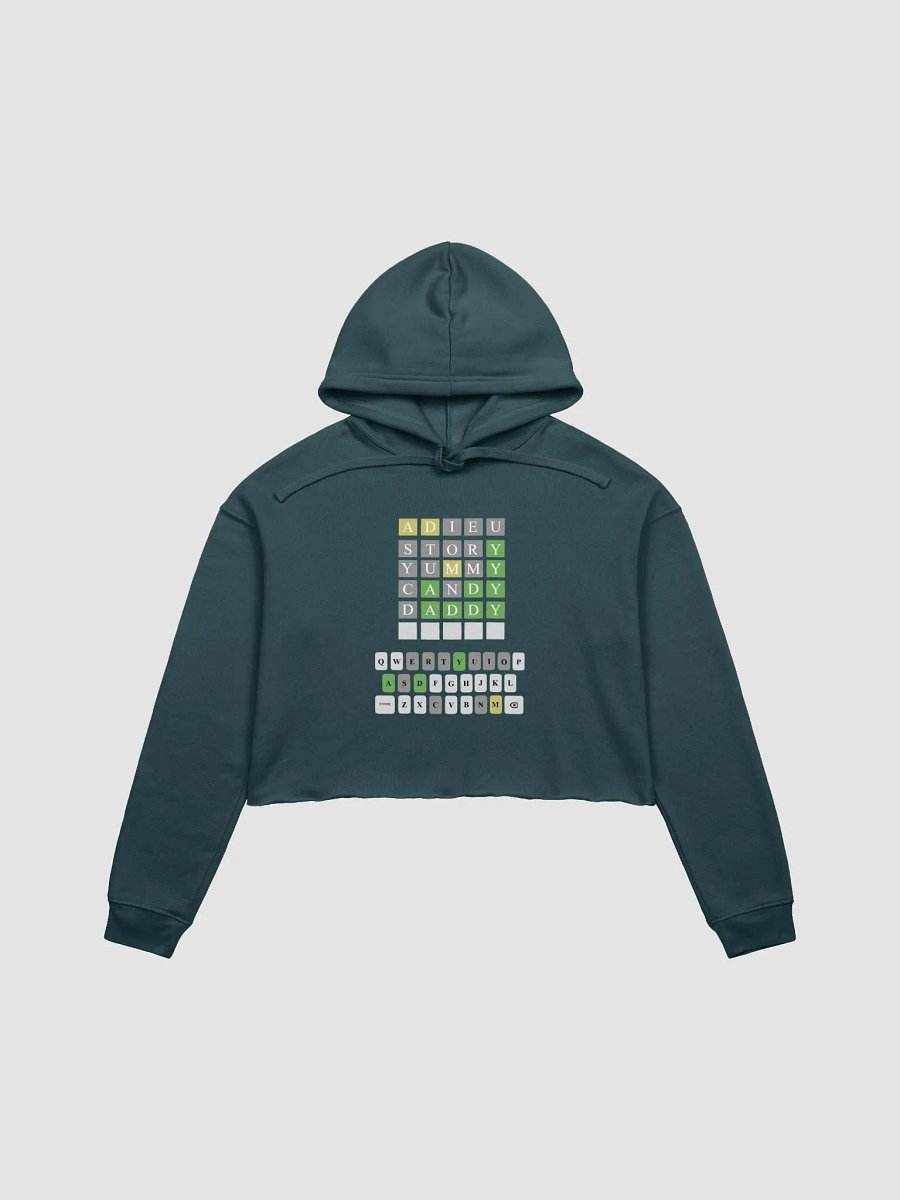 Wordle Cropped Hoodie product image (1)