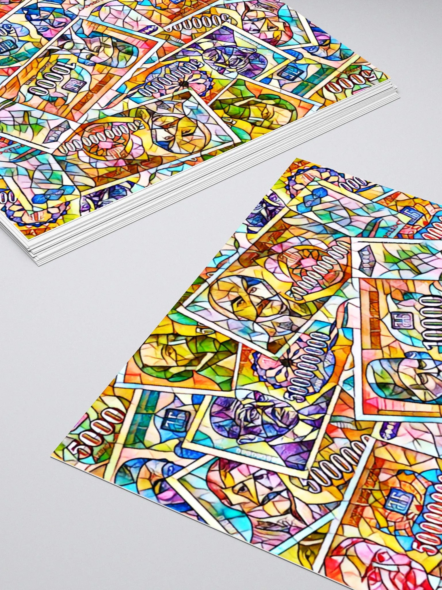 Jugoslovenski inflatorni dinar 1993 (Kolaž/mozaik) Kiss Cut Stickers product image (4)