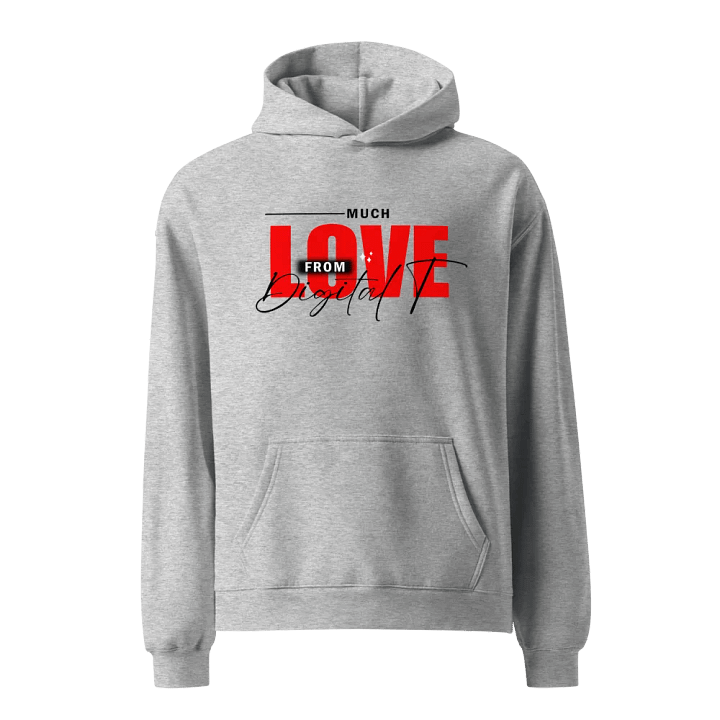 Premium Oversized Hoodie (Red & Black product image (1)