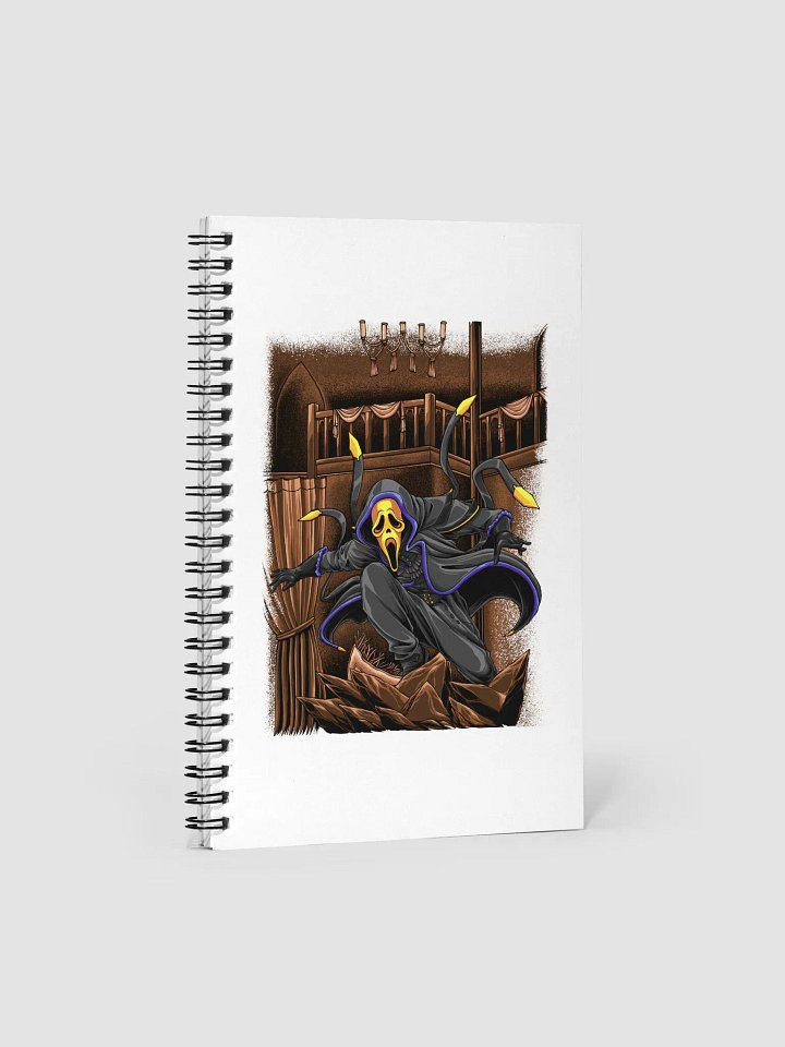 Twisted Masquerade Ghostface Spiral Notebook product image (1)