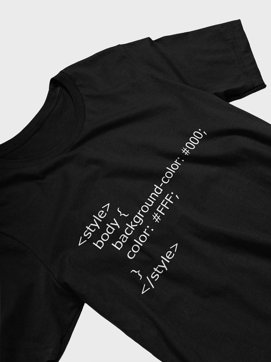 CSS Black & White T-Shirt product image (3)