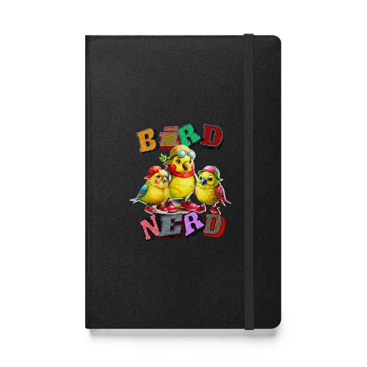 Bird Nerd Yellow Budgie Hardcover Journal product image (1)
