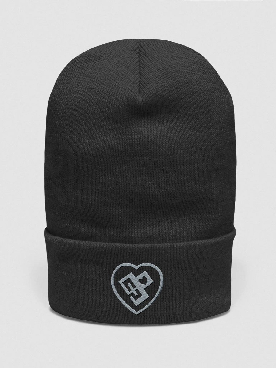OptimusProcrastinus HeartChip in Heart Beanie (Grey) product image (2)