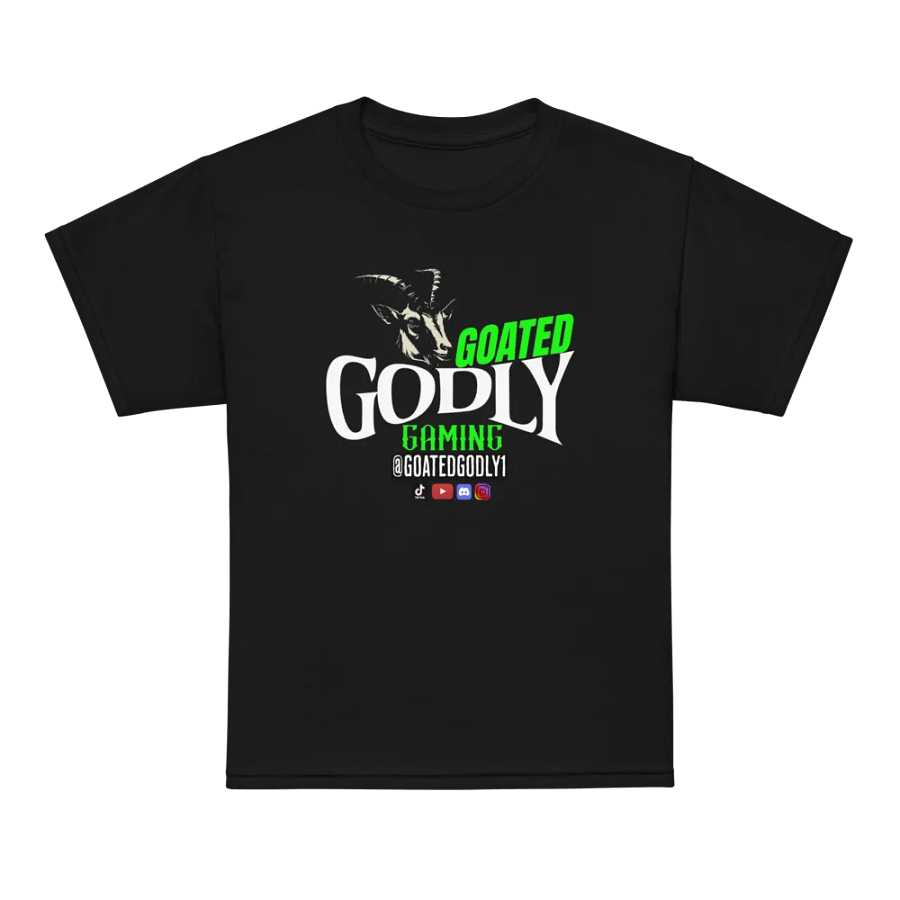 Goated Godly Gaming Youth Tee product image (7)