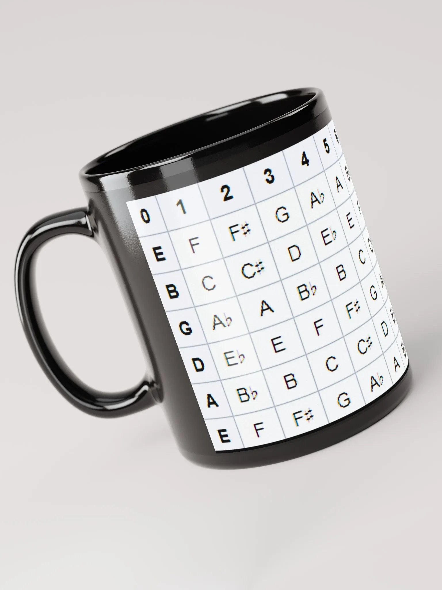 Musical Matrix Black Glossy Mug product image (5)