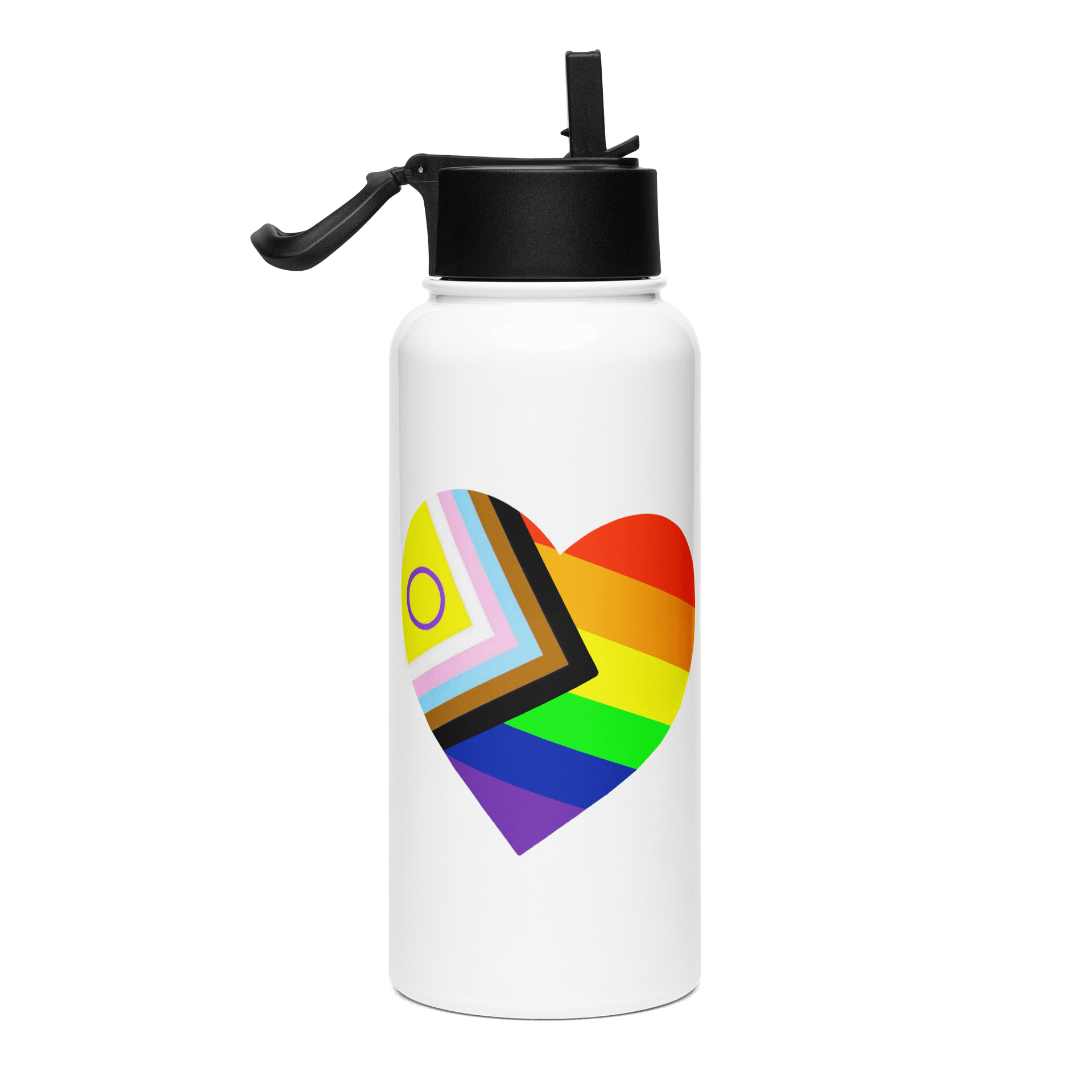 Pride Heart Water Bottle product image (1)