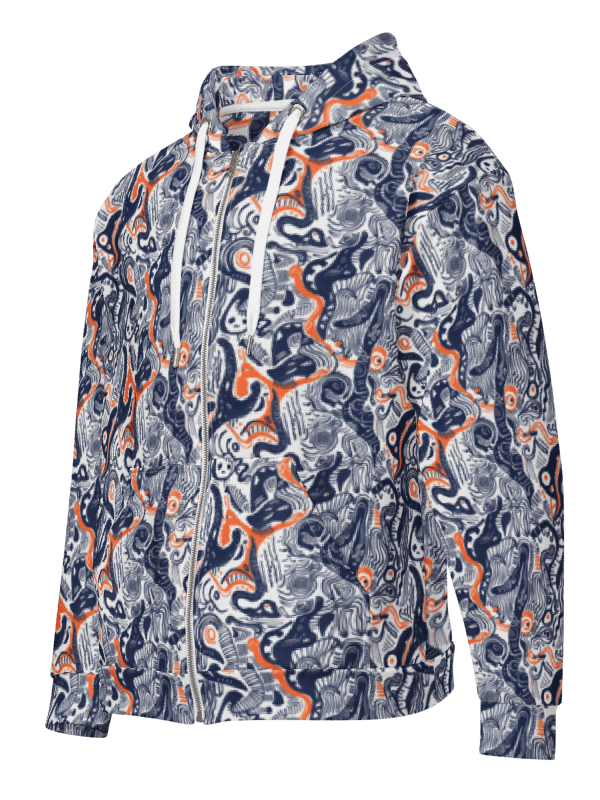 Liquid Energy | Recycled ZIP Unisex Hoodie product image (5)