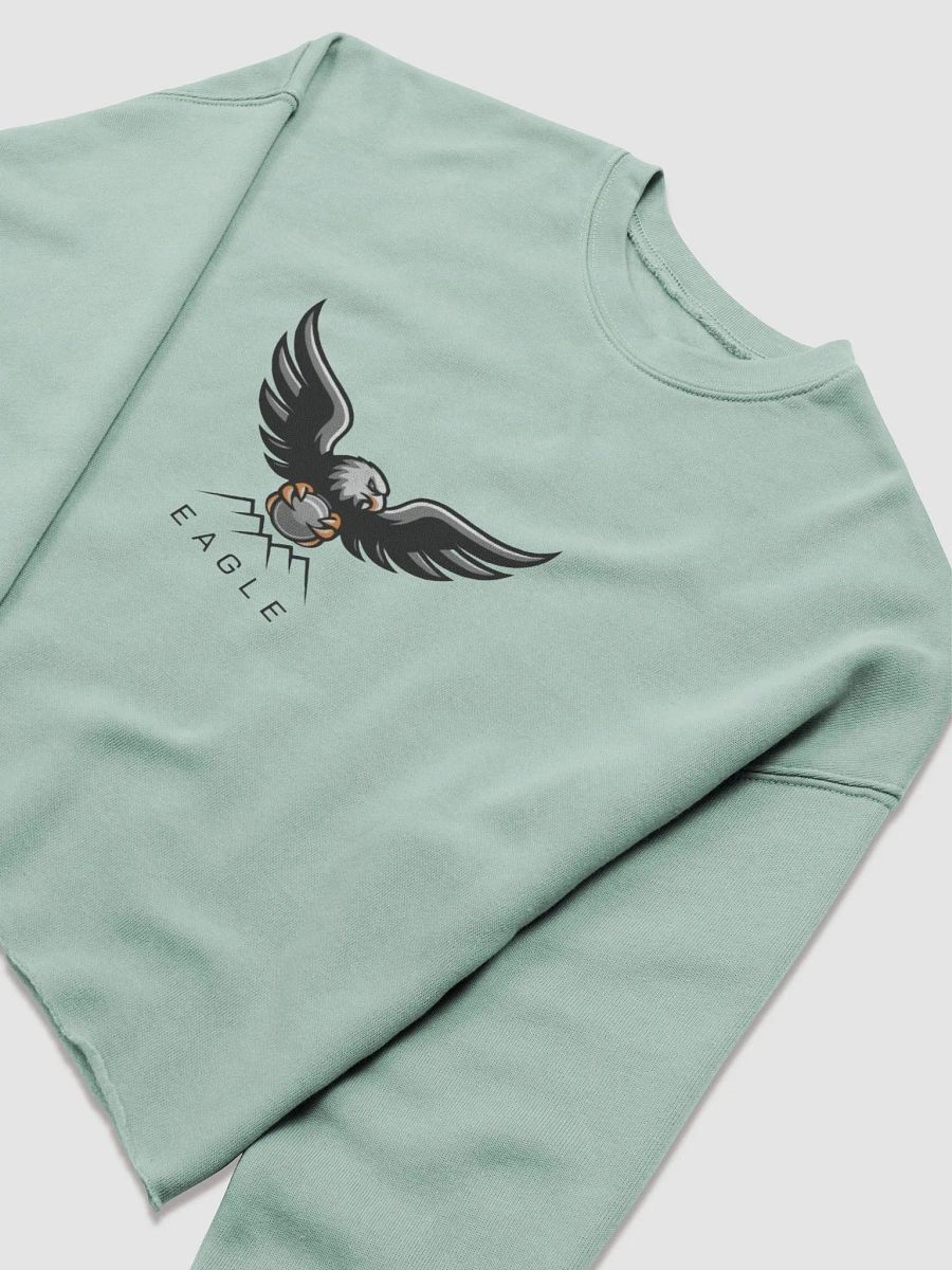 Eagle Women's Fleece Crop Sweatshirt - Stylish with Bold Eagle Design product image (7)