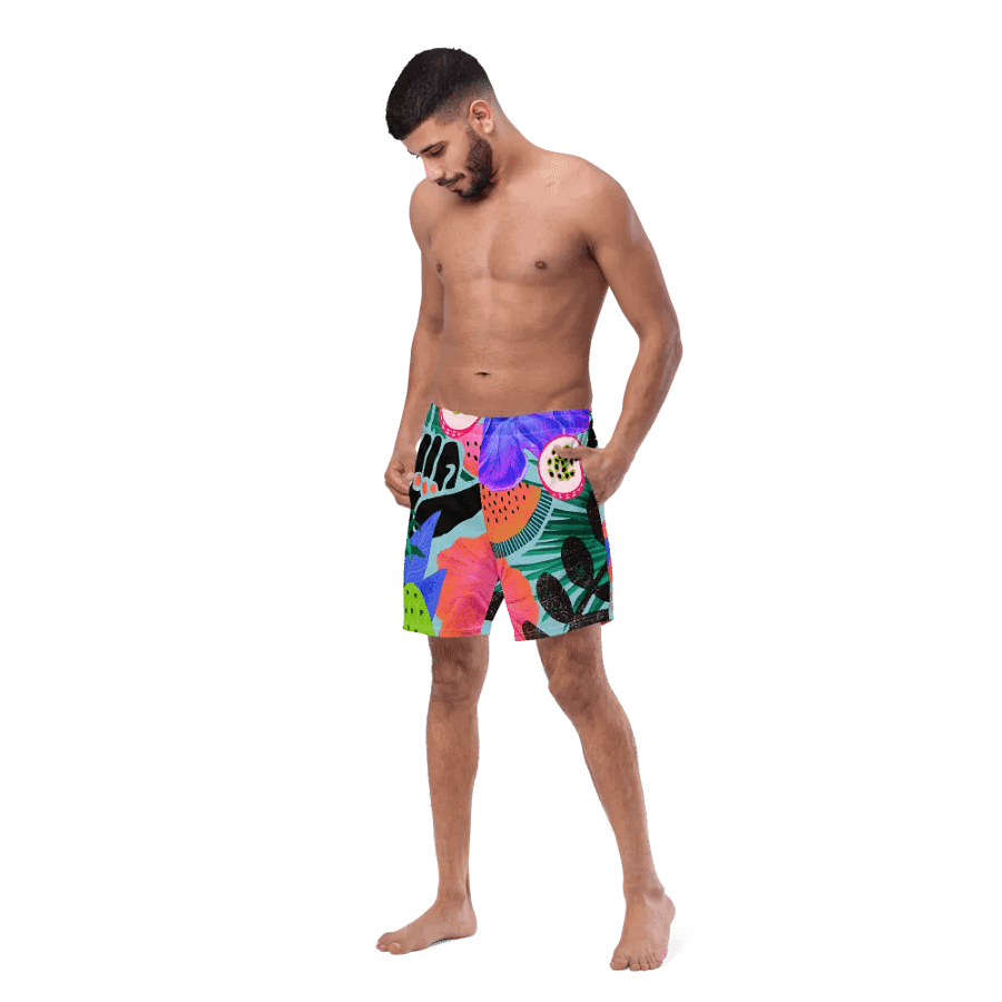 Tropical Fusion All-Over Swim Trunks product image (6)