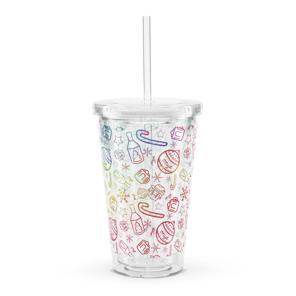 Limited Edition Christmas Rainbow Plastic Tumbler product image (4)