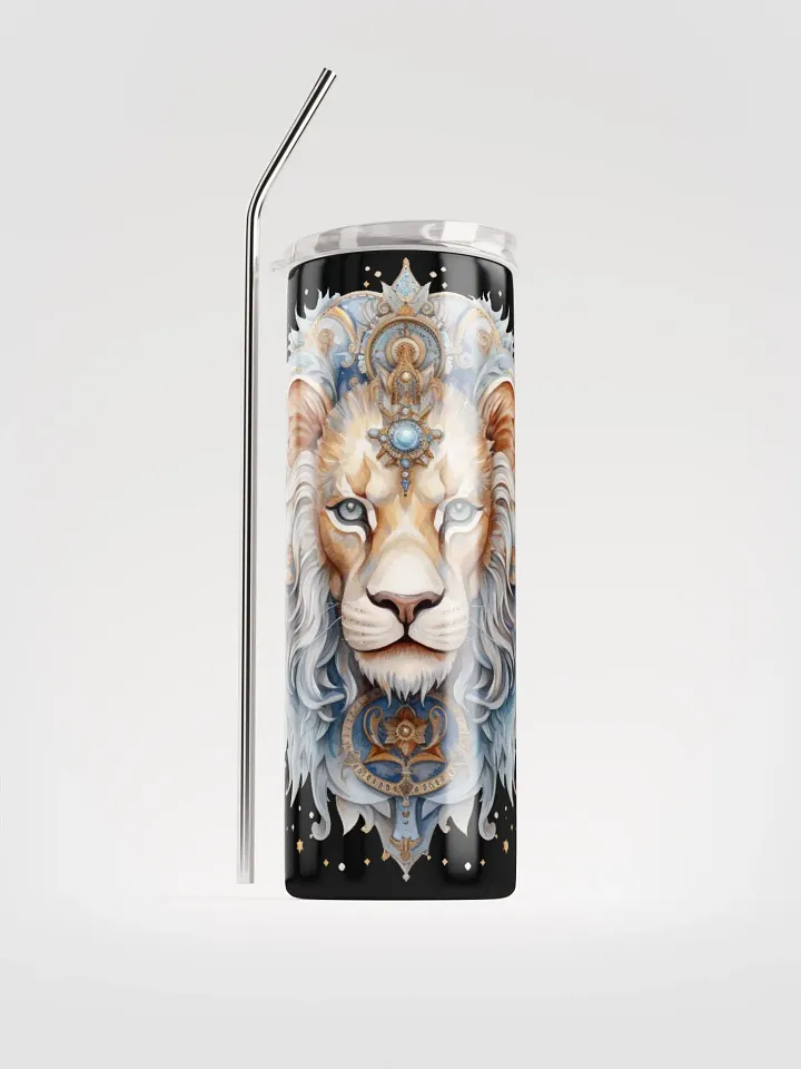 Elevate Your Leo Spirit with this Eco-Friendly Stainless Steel Tumbler | Perfect Zodiac Gift! product image (1)