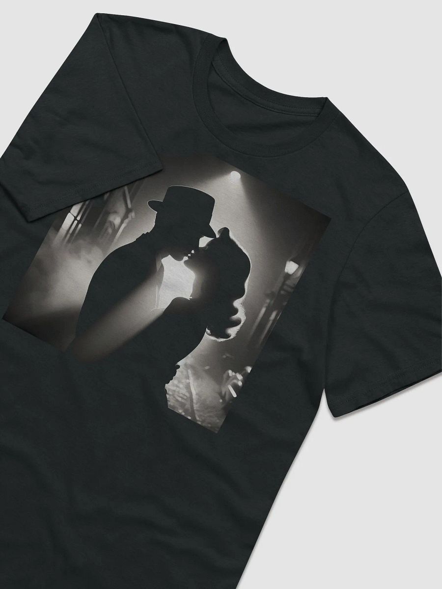 Romantic Film Noir Kiss (Front Print Womens Tee) product image (3)