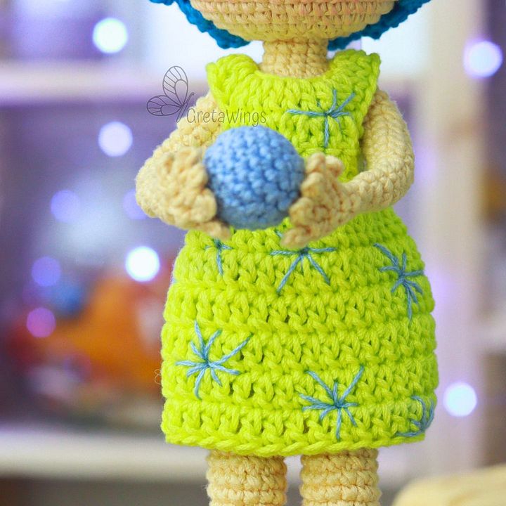 Amigurumi PATTERN Joy from the movie Inside Out (Digital Download) product image (2)