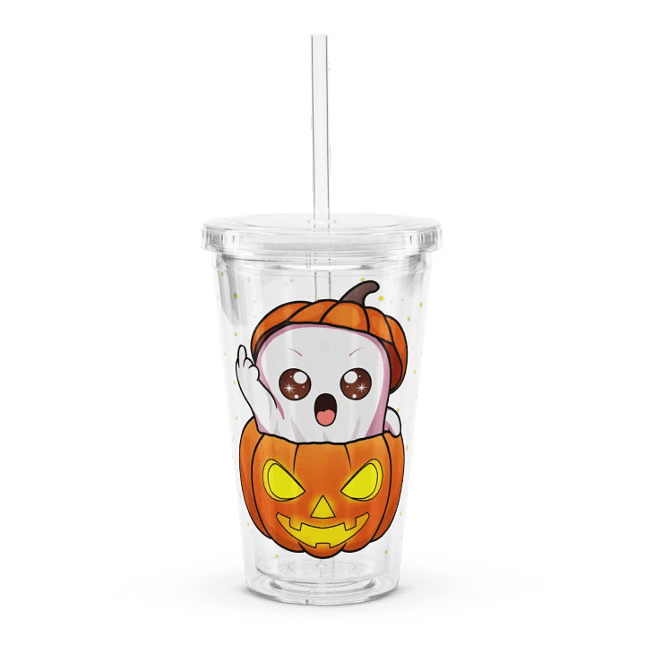 Spooky FU Ghost Pumpkin Tumbler product image (1)