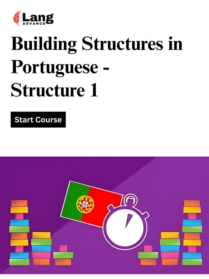 Building Structures in Portuguese - Structure 1 product image (1)