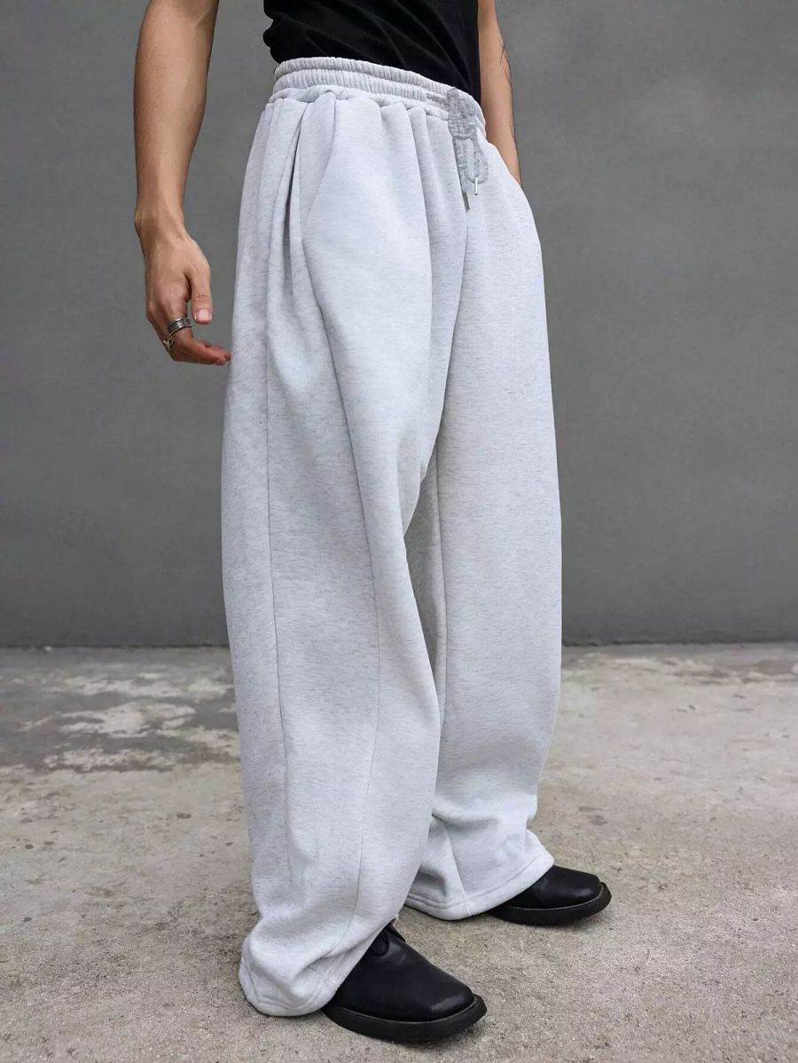 Manfinity Men's Loose Fit Drawstring Sweatpants – Wide Leg, Baggy, Perfect Gift product image (4)