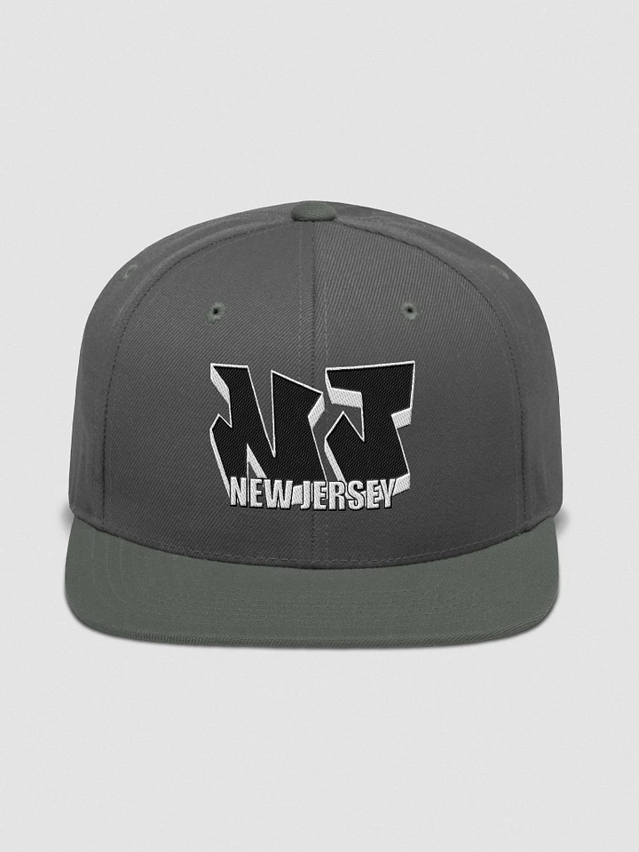NEW JERSEY, NJ, Graffiti, Yupoong Wool Blend Snapback Hat product image (1)