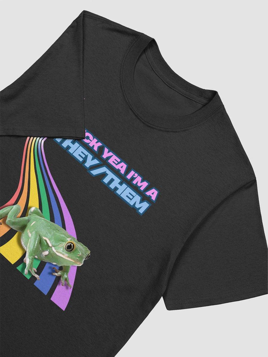 Heck Yea I'm A THEY/THEM Gildan Unisex Softstyle T-Shirt by Gildan product image (3)
