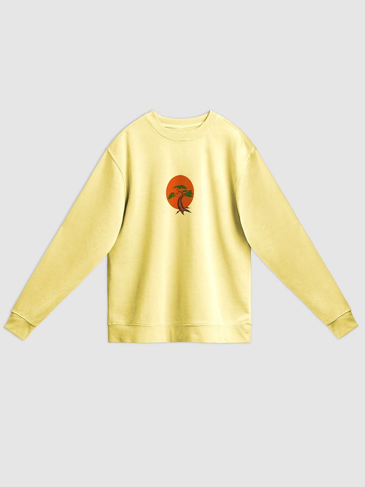 Sunny Bonsai Tree Unisex Pigment Dyed Sweatshirt product image (1)