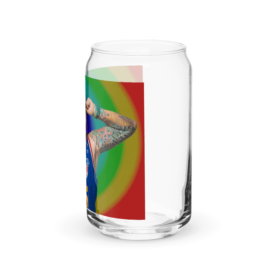 RainbowBeard Looney Can-Shaped Glass product image (9)