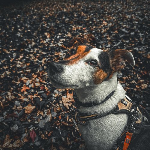 #HectorTheMightyHound #jackrussellofinstagram waiting to play ball amongst the #autumn leaves. #lovinglife #itsadogslife🐶🐾