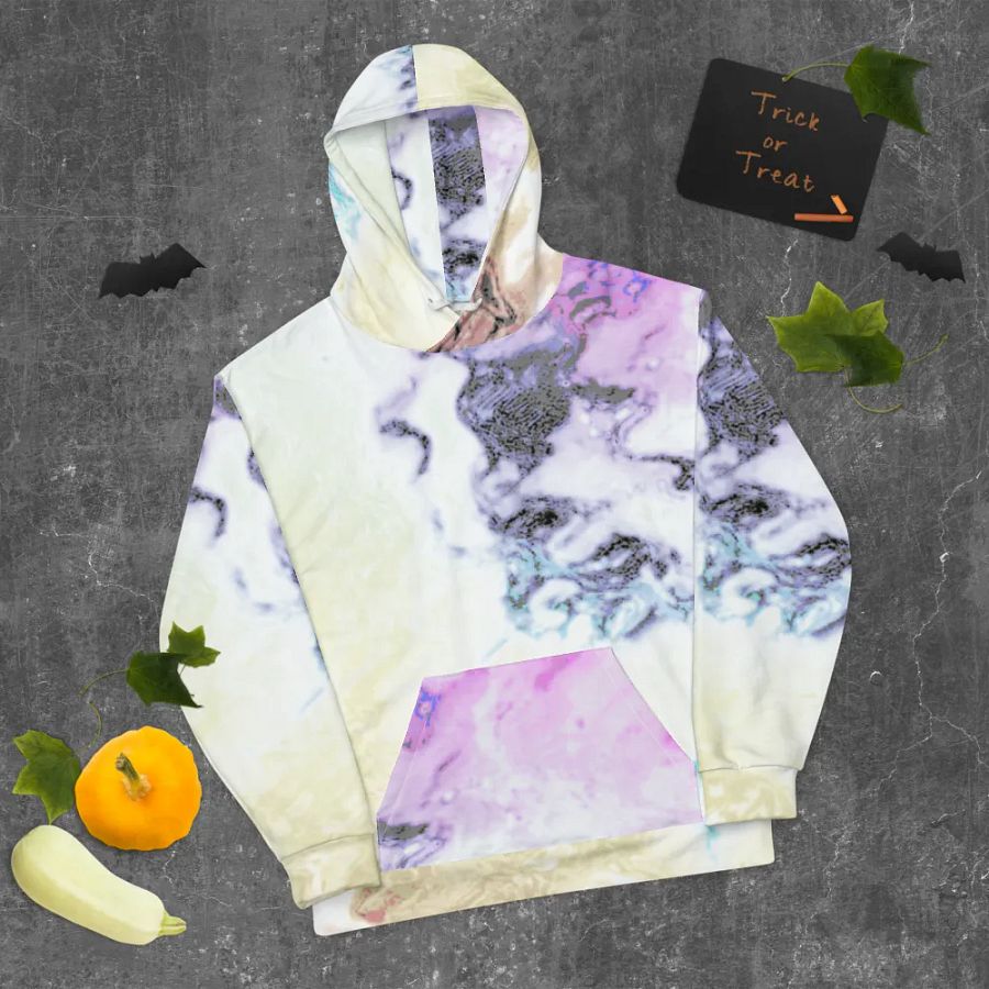 Pastel Abstract Unisex Pull On Hoodie product image (9)